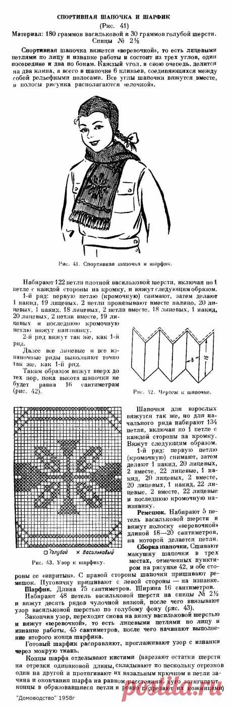 Спортивная шапочка и шарфик