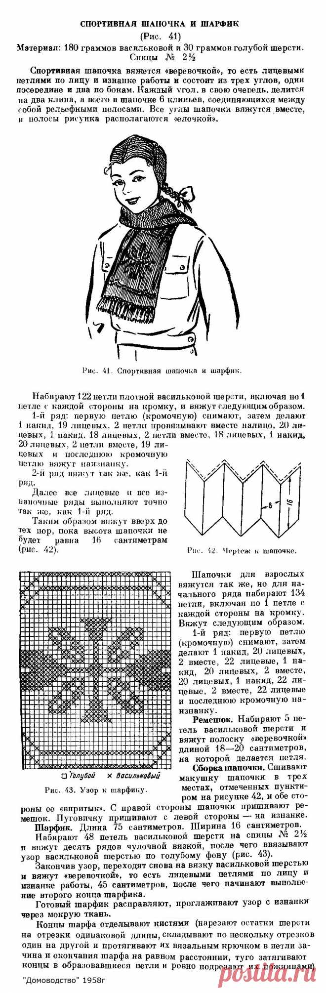 Спортивная шапочка и шарфик
