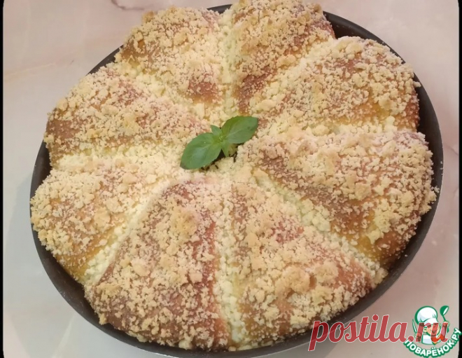 Пирог с яблоками и изюмом – кулинарный рецепт