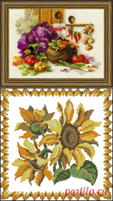 Скачати безкоштовно схеми вишивки хрестиком візерунок для скатертини з орхідей, firmagrad. — Хрестик