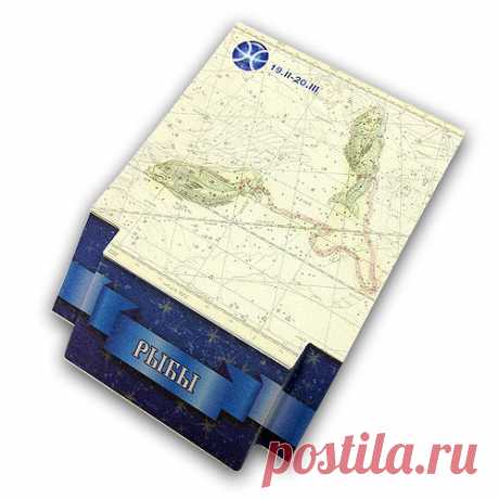 3D блок для заметок "Рыбы", серия "Знаки зодиака": продажа, цена в Киевской области. стикеры, бумага для заметок от "Интернет-магазин эксклюзивных бумажных подарков" - 379591571