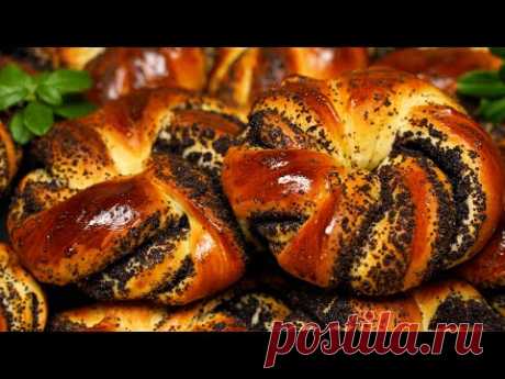 ОНИ ПОТРЯСАЮЩИЕ! 😍 Невесомые БУЛОЧКИ с Начинкой | Как ПУХ! Простой Рецепт | Кулинарим с Таней