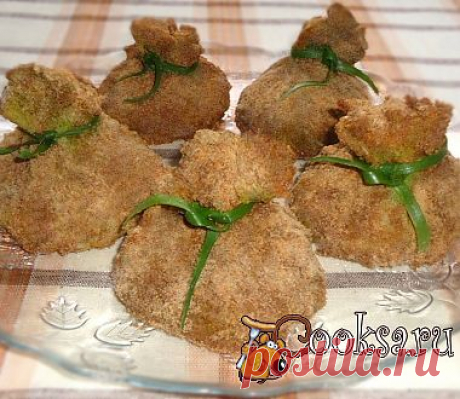 Капустные мешочки с диким рисом,овощами,грибами,с мясом и без мяса рецепт с фото
