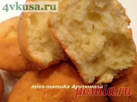 Кексы творожные с лимонным ароматом. | 4vkusa.ru