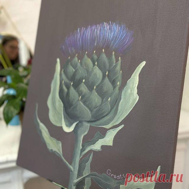 Photo by Елена Галетка (Рутто) on April 14, 2021. May be an image of artichoke, teasel and text that says 'Greatta'.