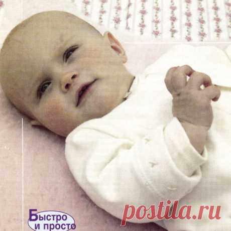 Вышитая рубашка для младенца | knittingmania.ru