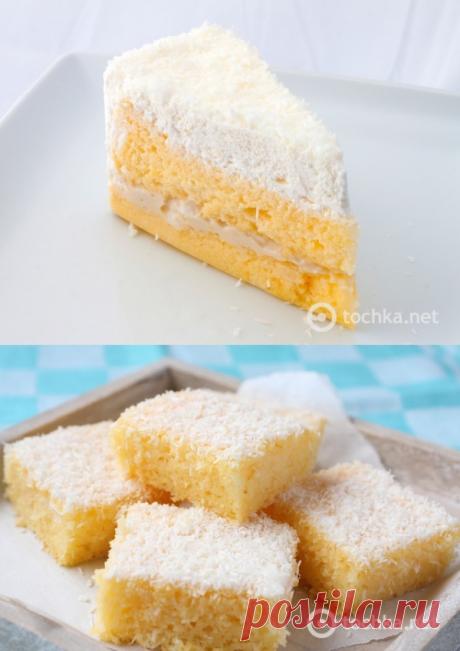 Простой кокосовый пирог