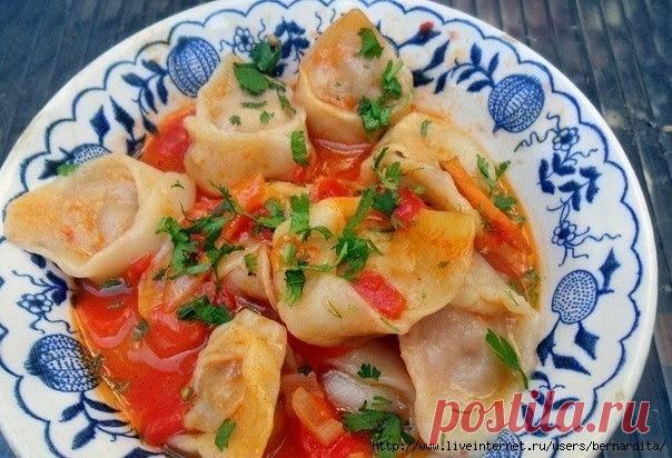 Узбекские чучварики — необычные пельмени с соусом