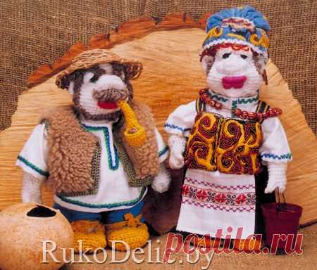 Вязаные куклы ''Дед и баба'' :: Игрушки :: Вязание крючком/Crocheting toys :: RukoDelie.by
