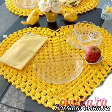 Тем, кто любит сердечки (мотивы крючком).