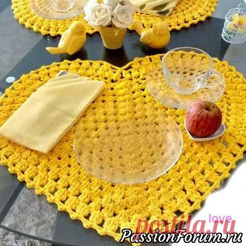 Тем, кто любит сердечки (мотивы крючком).