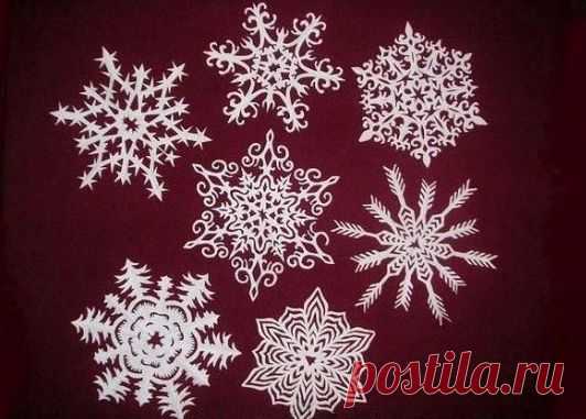 Вырезаем снежинки | Сделай сам!