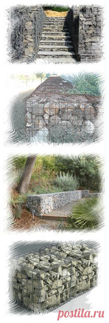 Габионы в ландшафтном дизайне
