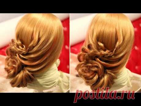 Причёска на основе плетения с резинками - Hairstyles by REM