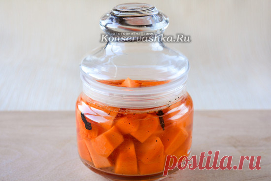 Маринованная тыква на зиму как ананас