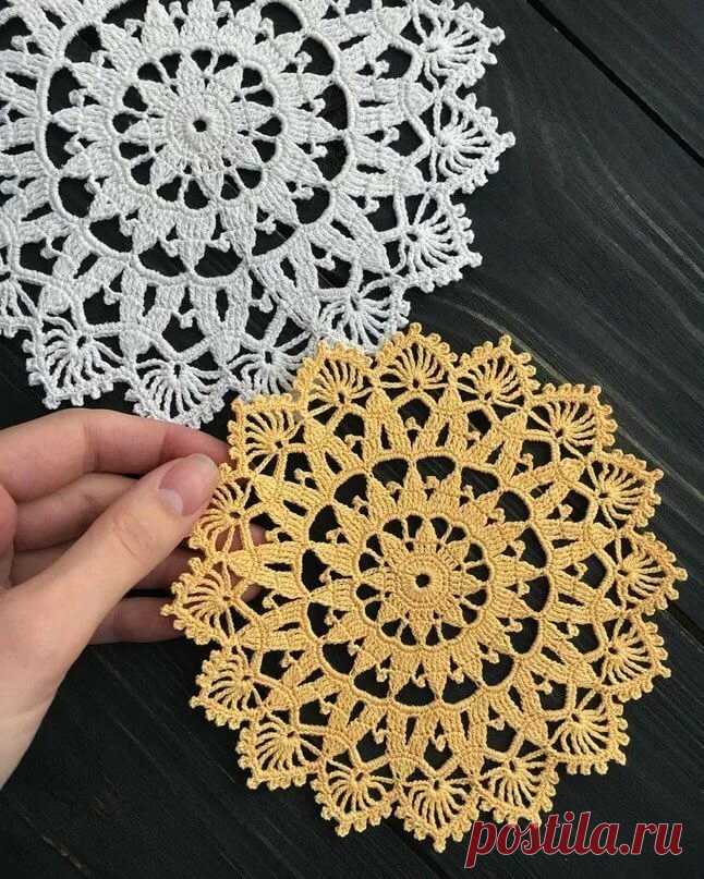 Вязаные салфетки и мелочи для дома Crochet 4 Вязание, Салфетки, Вязаные салфетки в Яндекс.Коллекциях