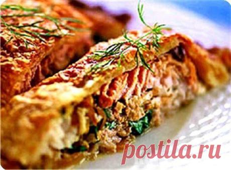 Рыба в слоеном тесте Рыбка по этому рецепту... / Еда и напитки / ГОТОВИМ ВКУСНО - тесто / Pinme.ru / LanVan
