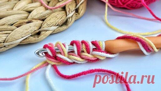 Вы ОБАЛДЕЕТЕ от этого бабушкиного квадрата крючком. СКАЗОЧНАЯ КРАСОТА! | Рукоделия от Оксаны | Дзен