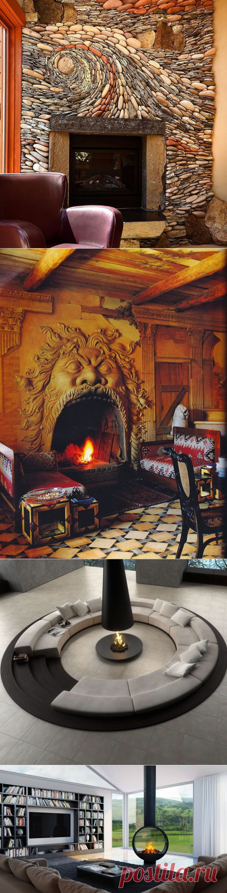 Роскошные интерьеры с камином — Роскошь и уют