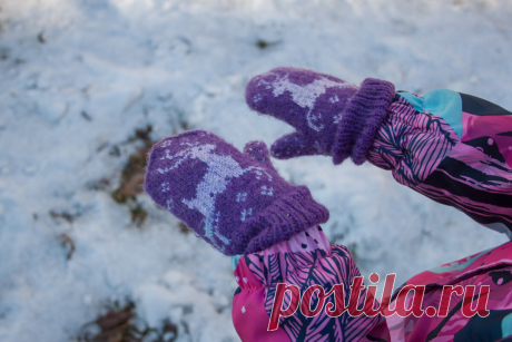 Про варежки для Варюшки и 5 схем рукавичек с оленями на спицах | Морошкин Чай | Яндекс Дзен