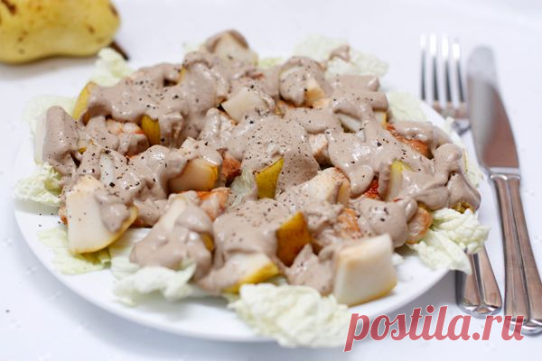 Нехитрый рецепт с «волшебным» соусом… Ямайский куриный салат — Вкусные рецепты
