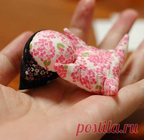 Японские куколки из лоскутов — Рукоделие