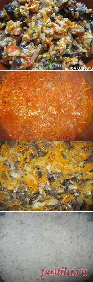 Плов с грибами постный - Простые рецепты Овкусе.ру