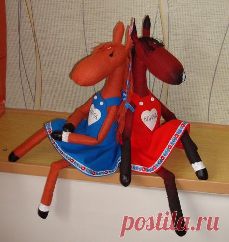 Выкройка коня, по которой можно сшить и забавных овечек / Мир игрушки / Разнообразные игрушки ручной работы