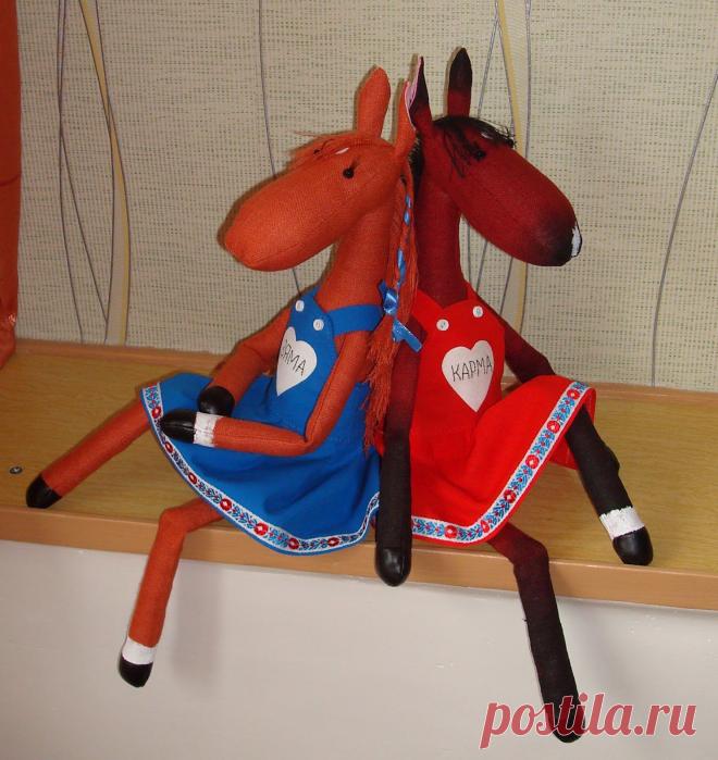 Выкройка коня, по которой можно сшить и забавных овечек / Мир игрушки / Разнообразные игрушки ручной работы