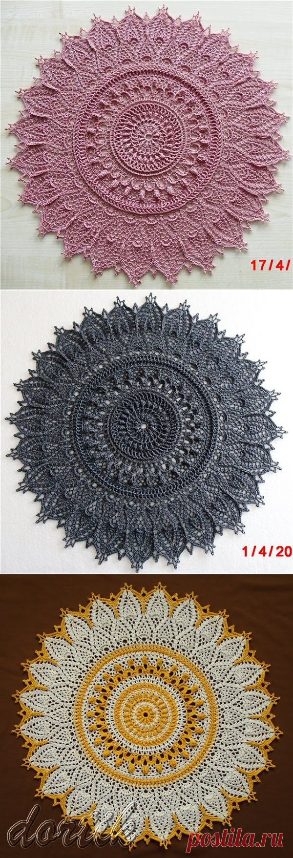 Вязание: салфетка Momentous Occasions