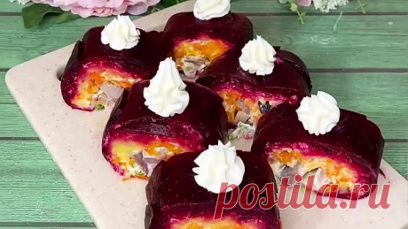 Селедка под шубой рулетом