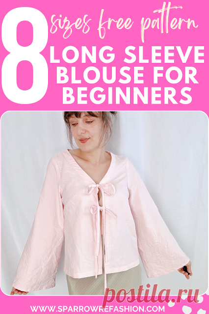 How to Sew Easy Open Front Blouse: Step by Step DIY - Sparrow Refashion: A Blog for Sewing Lovers and DIY Enthusiasts