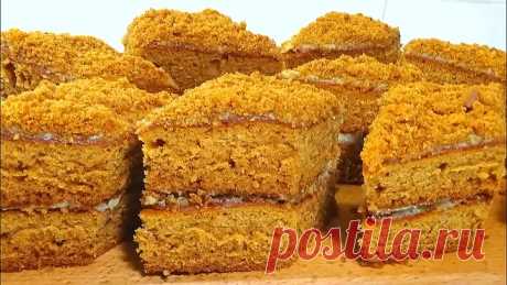 МЕДОВИК ТАЮЩИЙ ВО РТУ! САМЫЙ ВКУСНЫЙ И ПРОСТОЙ РЕЦЕПТ!