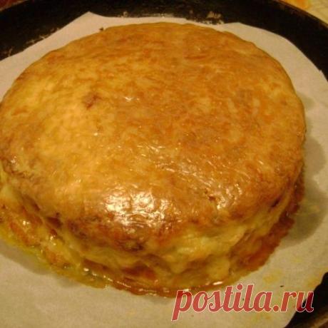 Капустный закусочный торт по мотивам рецепта Людмилы Формус