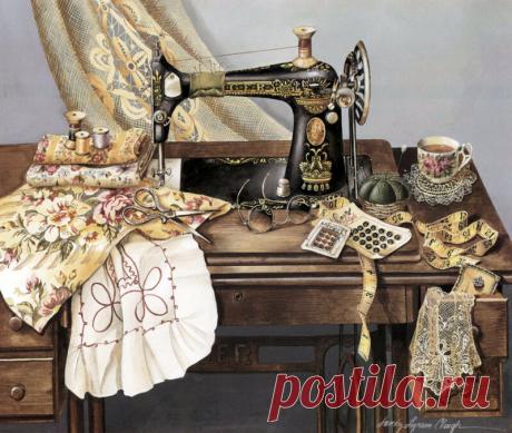 (5) Швейная машинка. - Журнал Розочки, любительницы вышивать лентами. — ЖЖ