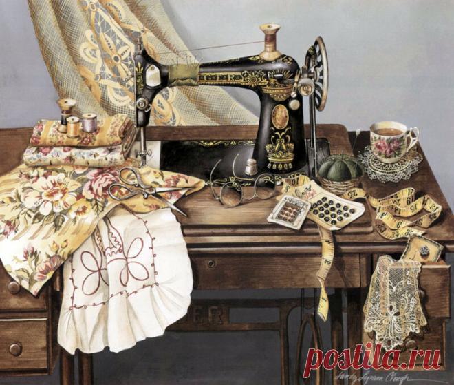 (5) Швейная машинка. - Журнал Розочки, любительницы вышивать лентами. — ЖЖ