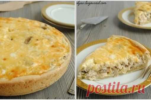 Лоранский пирог с курицей и грибами - Простые рецепты Овкусе.ру