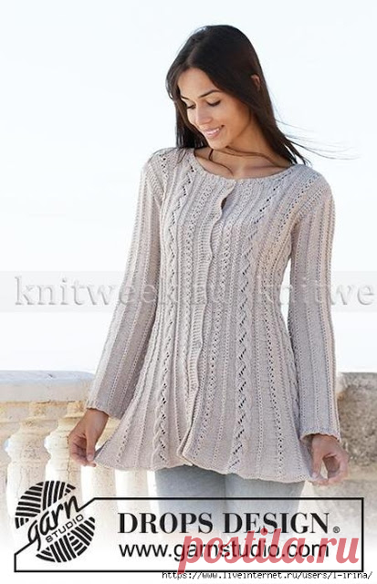 Кардиган Ураган Виктория от Drops Design 





РазмерыS - M - L - XL - XXL - XXXLМатериалыПряжа DROPS COTTON MERINO (50% меринос, 50% хлопок, 50 г/110 м) 14-16-17-19-21-23 мотка цвета 03 бежевый, спицы чулочные и круговые 3 мм и 4 мм, 7-8-8-…