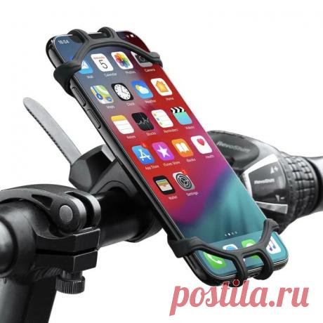 High Quality Silicone Bicycle Phone Holder For iPhone Universal Motorcycle Bike - US$7.99