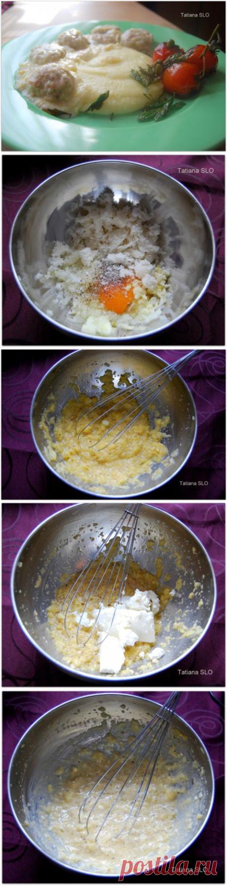 Луковый белый соус к тефтелям ...