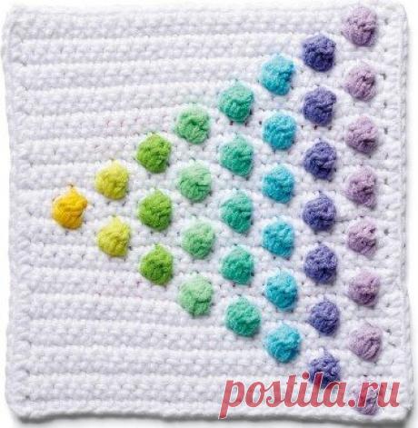 ТОП-10 ярких, блистательных, современных схем любимого всеми бабушкиного квадрата! | Вязалки Веселого Хомяка | Дзен