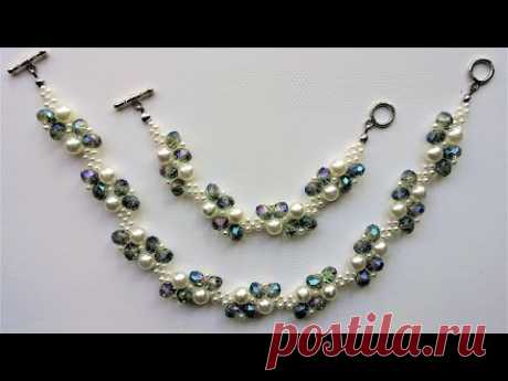 DIY Elegant Beads Bracelet and Necklace.
