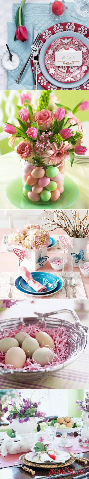 Оформление пасхального стола