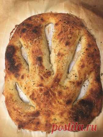 Французский хлеб Фугас (Fougasse)