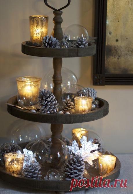 100 лучших идей: новогодние поделки из шишек своими руками на фото