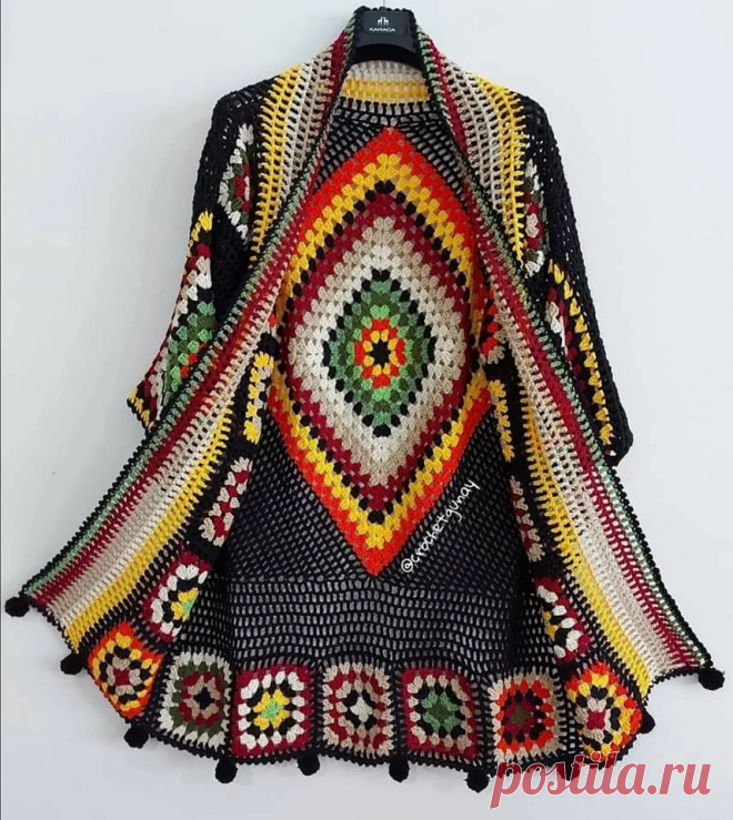 Бабушкин квадрат не только для бабушек Идеи и мастер-классы Бери и вяжи Выпуск № 1 | Мастерская Чайка | Дзен