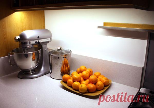 Подсветка шкафов на кухне простым и современным способом? Запросто. - добавил(а) Астафьев Александр на ХОУМ - всё в дом, всё в семью