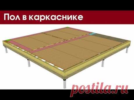 Пол в каркаснике
