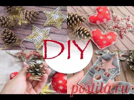 Новогодние игрушки на елку своими руками /Christmas toys