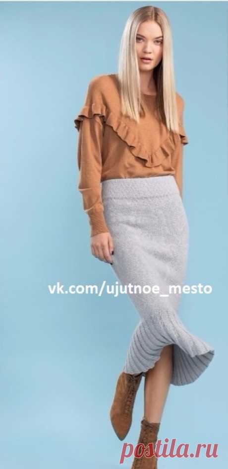 Юбка годе жаккардовым узором спицами
(схема в файле)

Размеры: S (M) L (XL) XXL 
Готовая юбка: 
Показать полностью…